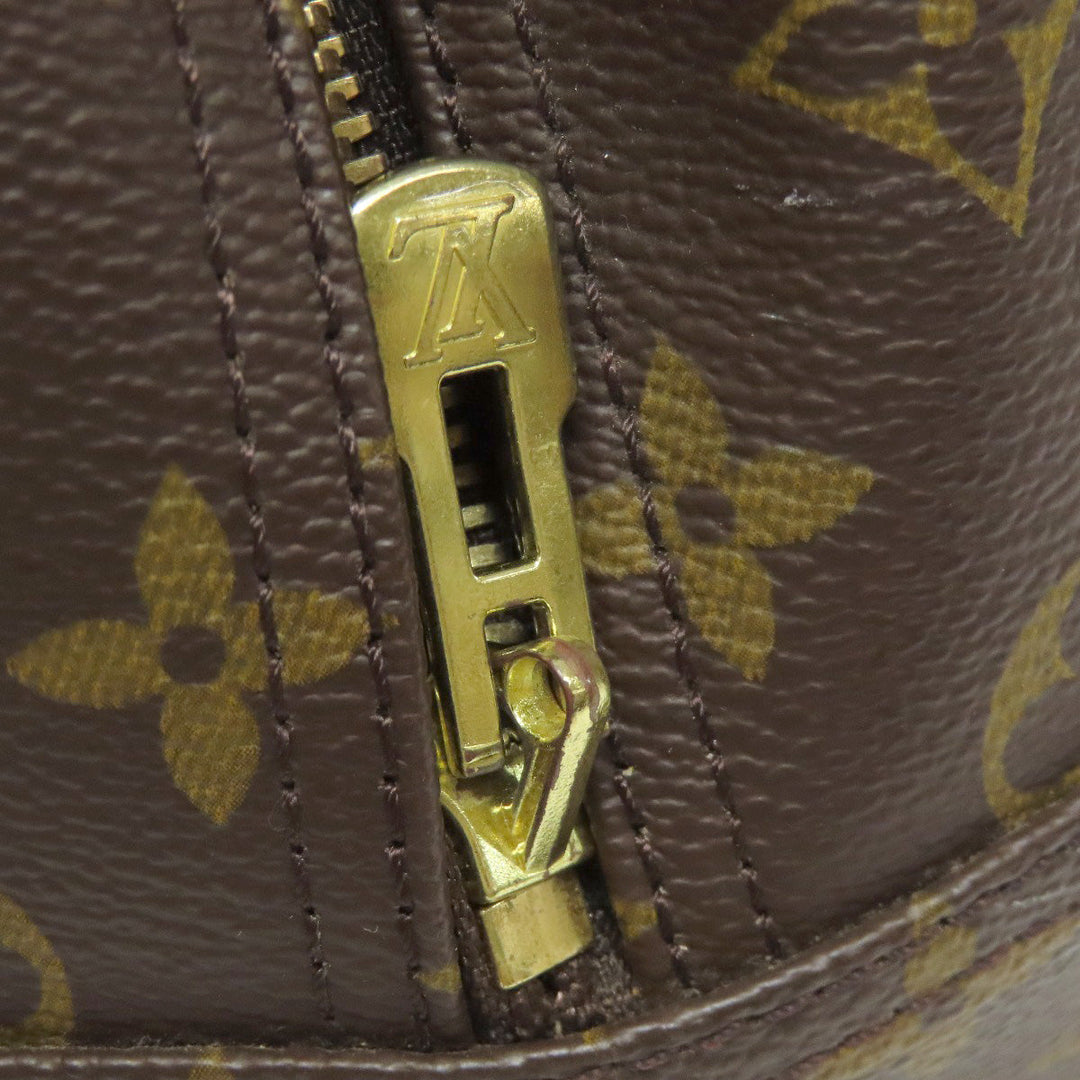 LOUIS VUITTON Handbag M47270 Monogram canvas Brown Deauville Women Used Authentic