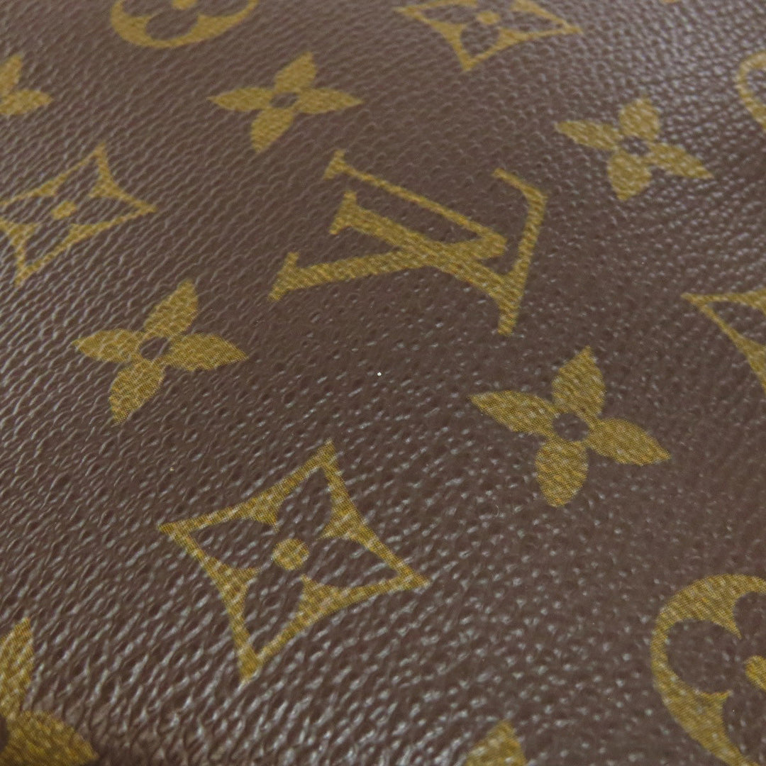 LOUIS VUITTON Handbag M47270 Monogram canvas Brown Deauville Women Used Authentic