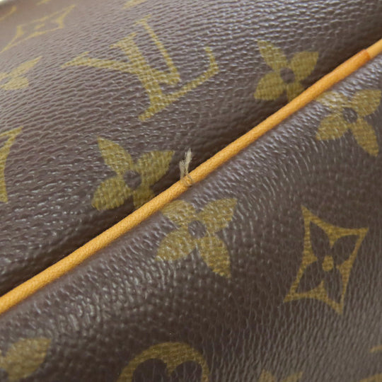 LOUIS VUITTON Handbag M47270 Monogram canvas Brown Deauville Women Used Authentic