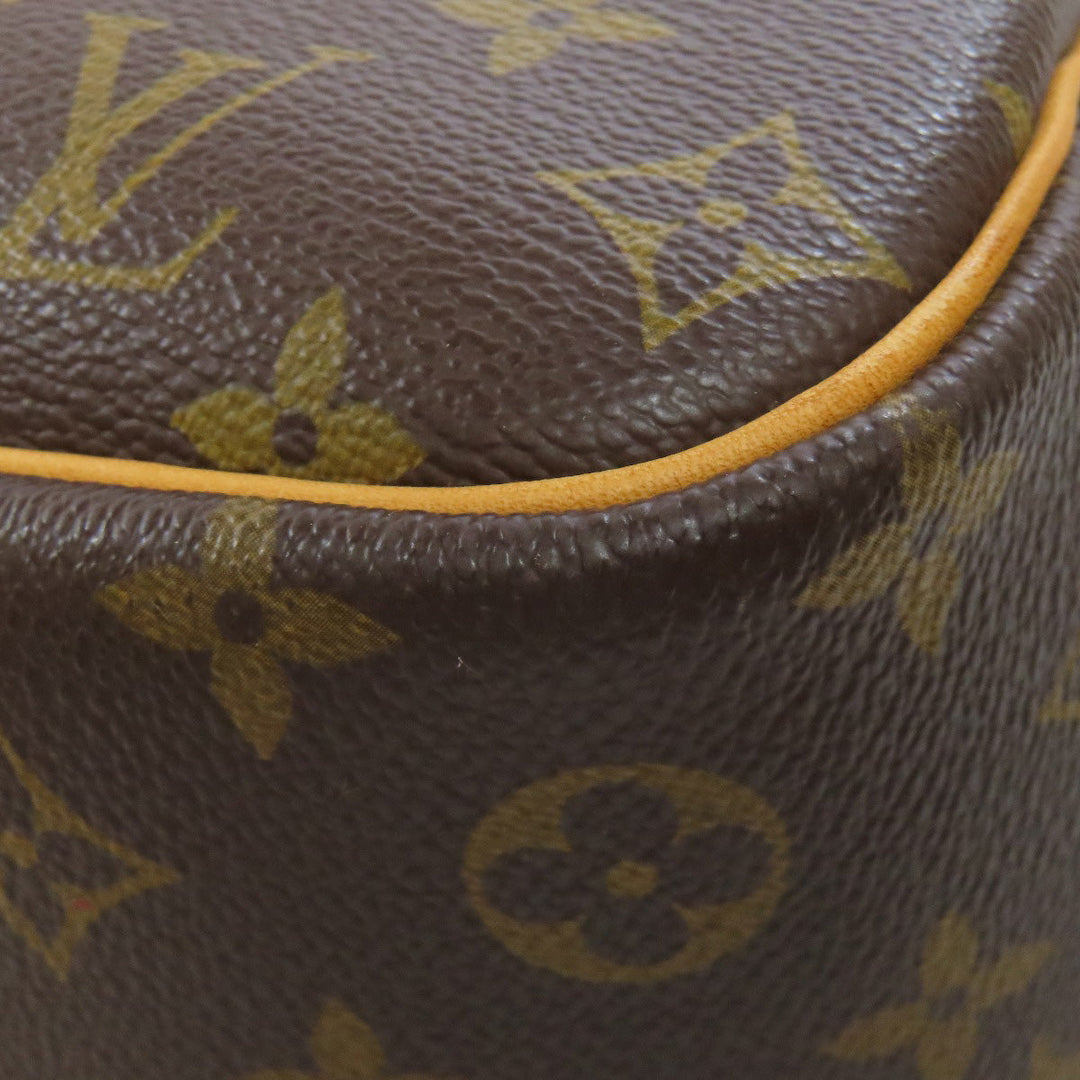 LOUIS VUITTON Handbag M47270 Monogram canvas Brown Deauville Women Used Authentic