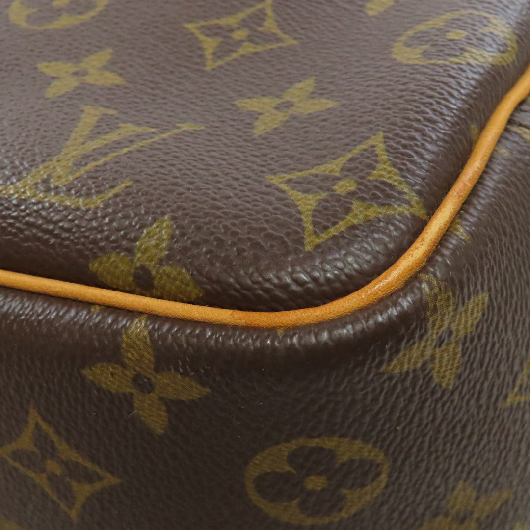 LOUIS VUITTON Handbag M47270 Monogram canvas Brown Deauville Women Used Authentic