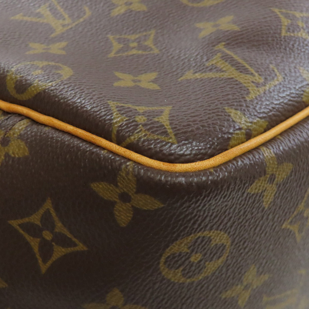 LOUIS VUITTON Handbag M47270 Monogram canvas Brown Deauville Women Used Authentic