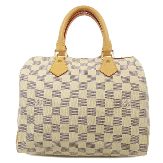 LOUIS VUITTON Boston Duffel bag N41534 Damier canvas white Speedy 25 Women Used Authentic