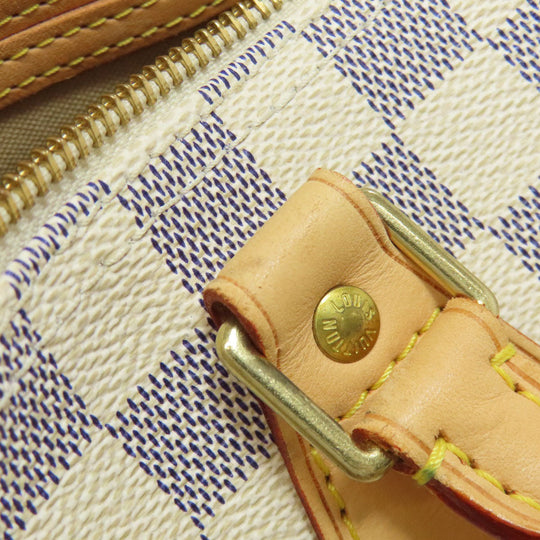 LOUIS VUITTON Boston Duffel bag N41534 Damier canvas white Speedy 25 Women Used Authentic