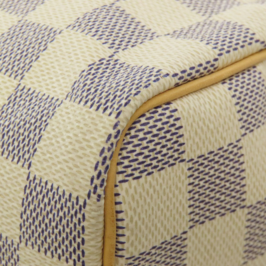LOUIS VUITTON Boston Duffel bag N41534 Damier canvas white Speedy 25 Women Used Authentic