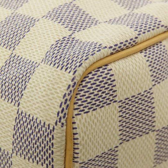 LOUIS VUITTON Boston Duffel bag N41534 Damier canvas white Speedy 25 Women Used Authentic