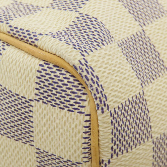LOUIS VUITTON Boston Duffel bag N41534 Damier canvas white Speedy 25 Women Used Authentic