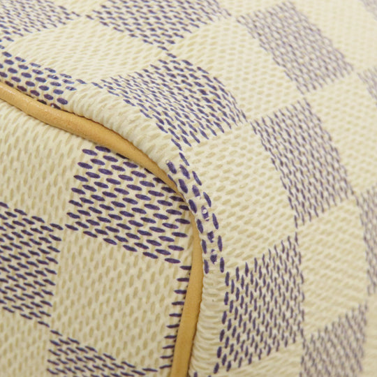 LOUIS VUITTON Boston Duffel bag N41534 Damier canvas white Speedy 25 Women Used Authentic