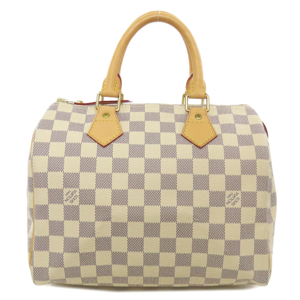 LOUIS VUITTON Boston Duffel bag N41534 Damier canvas white Speedy 25 Women Used Authentic
