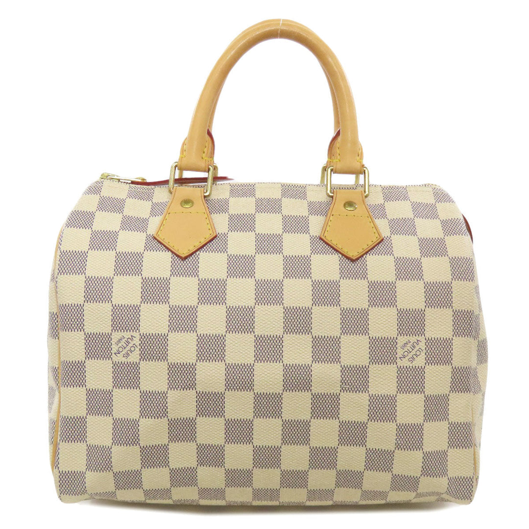 LOUIS VUITTON Boston Duffel bag N41534 Damier canvas white Speedy 25 Women Used Authentic