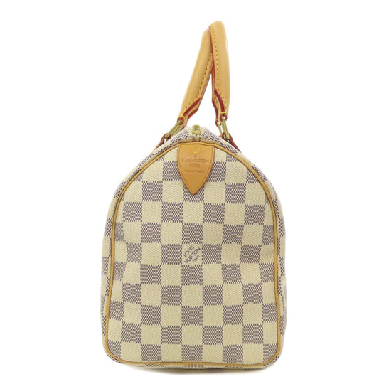 LOUIS VUITTON Boston Duffel bag N41534 Damier canvas white Speedy 25 Women Used Authentic