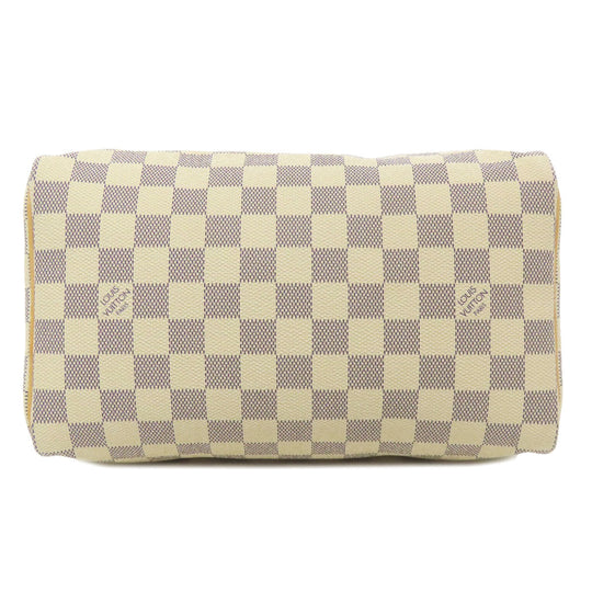 LOUIS VUITTON Boston Duffel bag N41534 Damier canvas white Speedy 25 Women Used Authentic