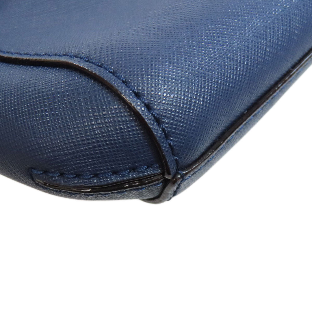 Kate Spade Shoulder Bag PVC Navy 2WAY Women Used Authentic