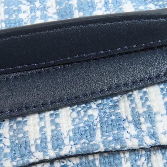 Kate Spade Shoulder Bag canvas blue Check Pattern