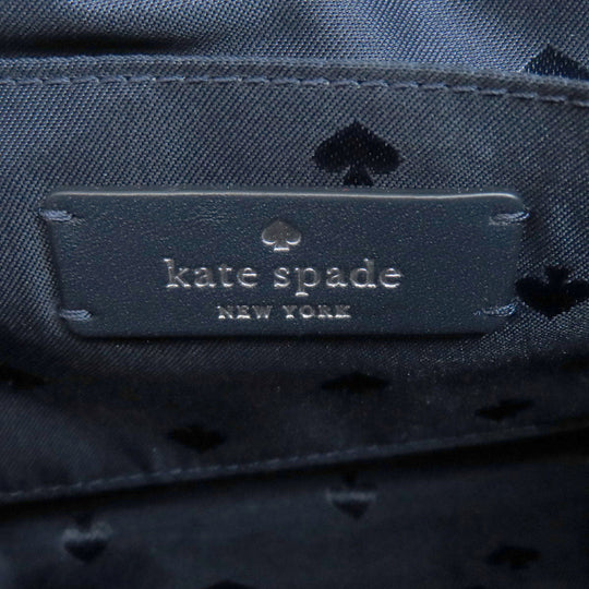 Kate Spade Shoulder Bag canvas blue Check Pattern