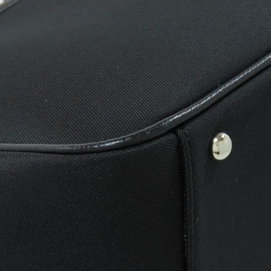 BURBERRY Tote Bag Nylon black Nova Check Women Used Authentic