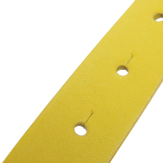 MAX MARA Shoulder Bag leather yellow logo Women Used Authentic