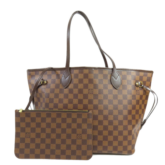 LOUIS VUITTON Tote Bag N41358 Damier canvas Brown Neverfull MM