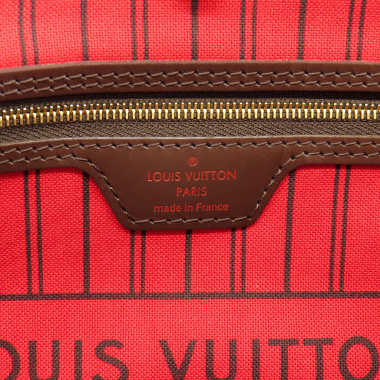 LOUIS VUITTON Tote Bag N41358 Damier canvas Brown Neverfull MM