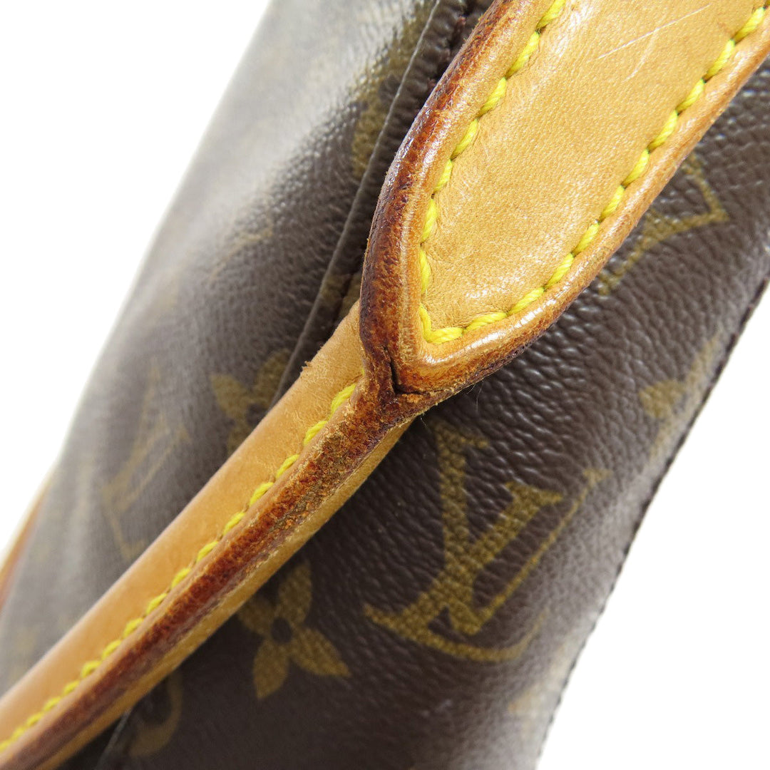 LOUIS VUITTON Tote Bag M51145 Monogram canvas Brown LoopingGM Women Used Authentic