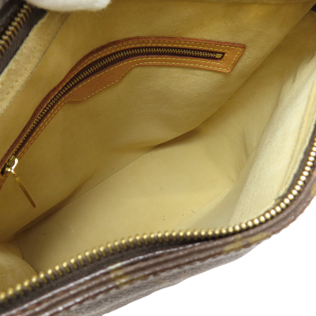 LOUIS VUITTON Tote Bag M51145 Monogram canvas Brown LoopingGM Women Used Authentic