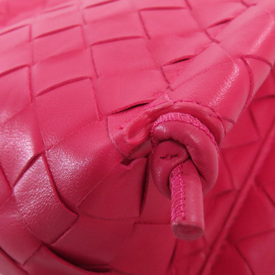 BOTTEGAVENETA Shoulder Bag Calfskin pink INTRECCIATO Women Used Authentic