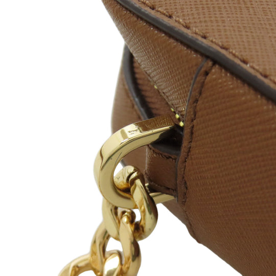 MICHAEL KORS Shoulder Bag PVC Brown logo Women Used Authentic
