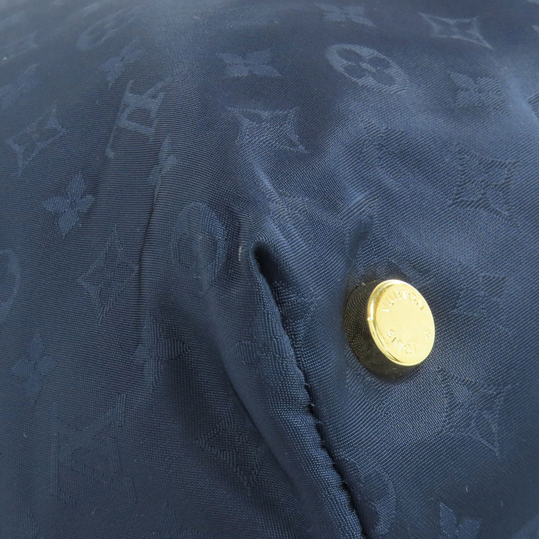 LOUIS VUITTON Handbag M93842 Monogram de Jour blue Lockit Verti Women Used Authentic