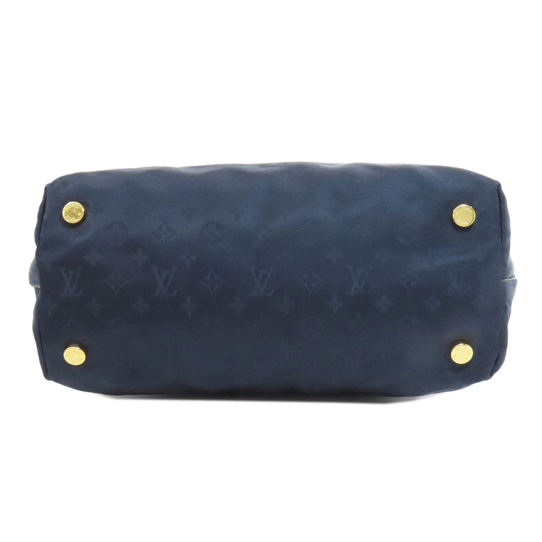 LOUIS VUITTON Handbag M93842 Monogram de Jour blue Lockit Verti Women Used Authentic