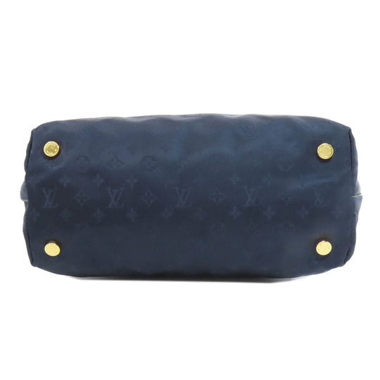 LOUIS VUITTON Handbag M93842 Monogram de Jour blue Lockit Verti Women Used Authentic