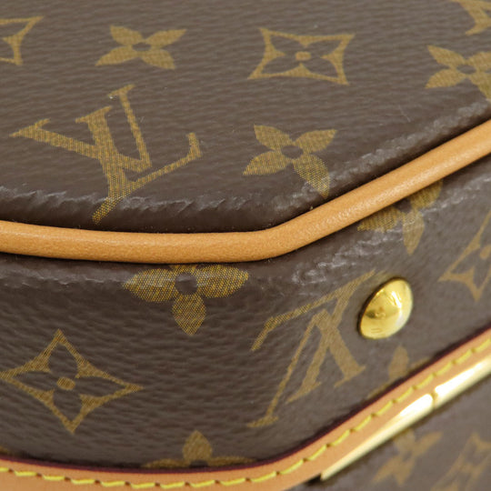 LOUIS VUITTON Shoulder Bag M43514 Monogram canvas Brown Petit Bowat Chapo