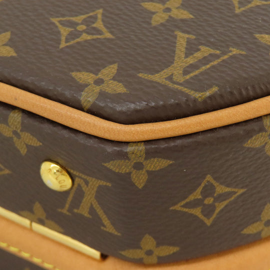 LOUIS VUITTON Shoulder Bag M43514 Monogram canvas Brown Petit Bowat Chapo
