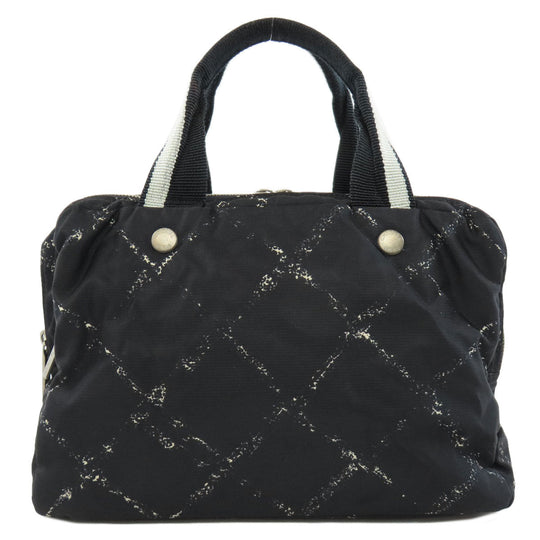 CHANEL Handbag Nylon black Travel line Women Used Authentic