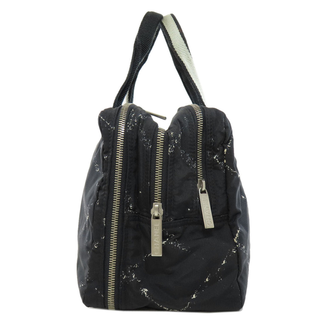 CHANEL Handbag Nylon black Travel line Women Used Authentic