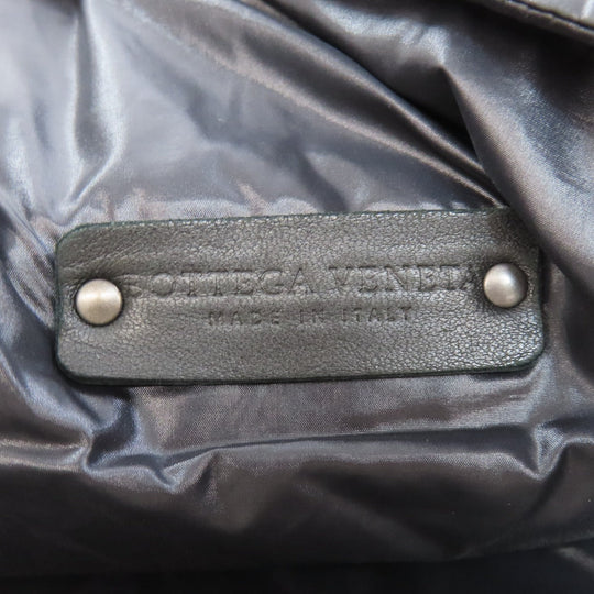 BOTTEGAVENETA Shoulder Bag Nylon black Simple design Women Used Authentic
