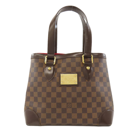 LOUIS VUITTON Tote Bag N51205 Damier canvas Brown HamsteadPM Women Used Authentic