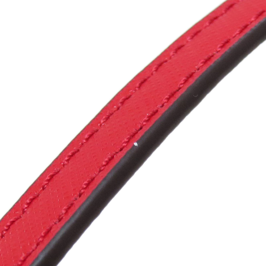 MICHAEL KORS Handbag PVC Red 2WAY Women Used Authentic