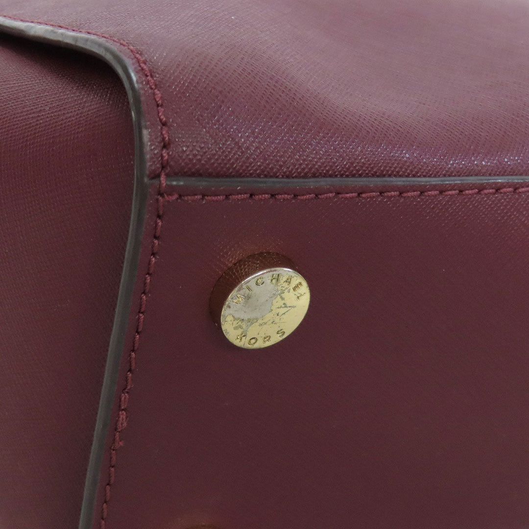 MICHAEL KORS Handbag PVC purple 2WAY Women Used Authentic