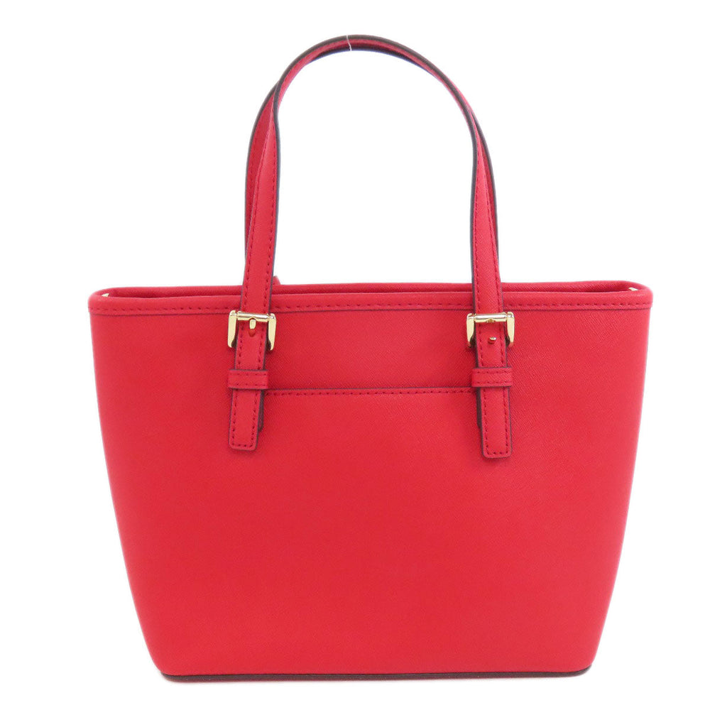 MICHAEL KORS Tote Bag PVC Red 2WAY Women Used Authentic