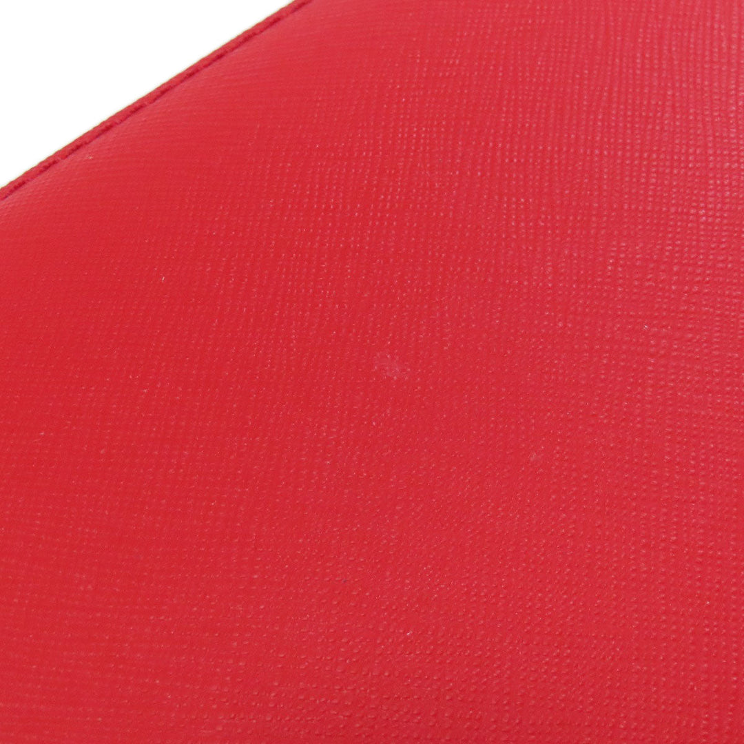 MICHAEL KORS Tote Bag PVC Red 2WAY Women Used Authentic
