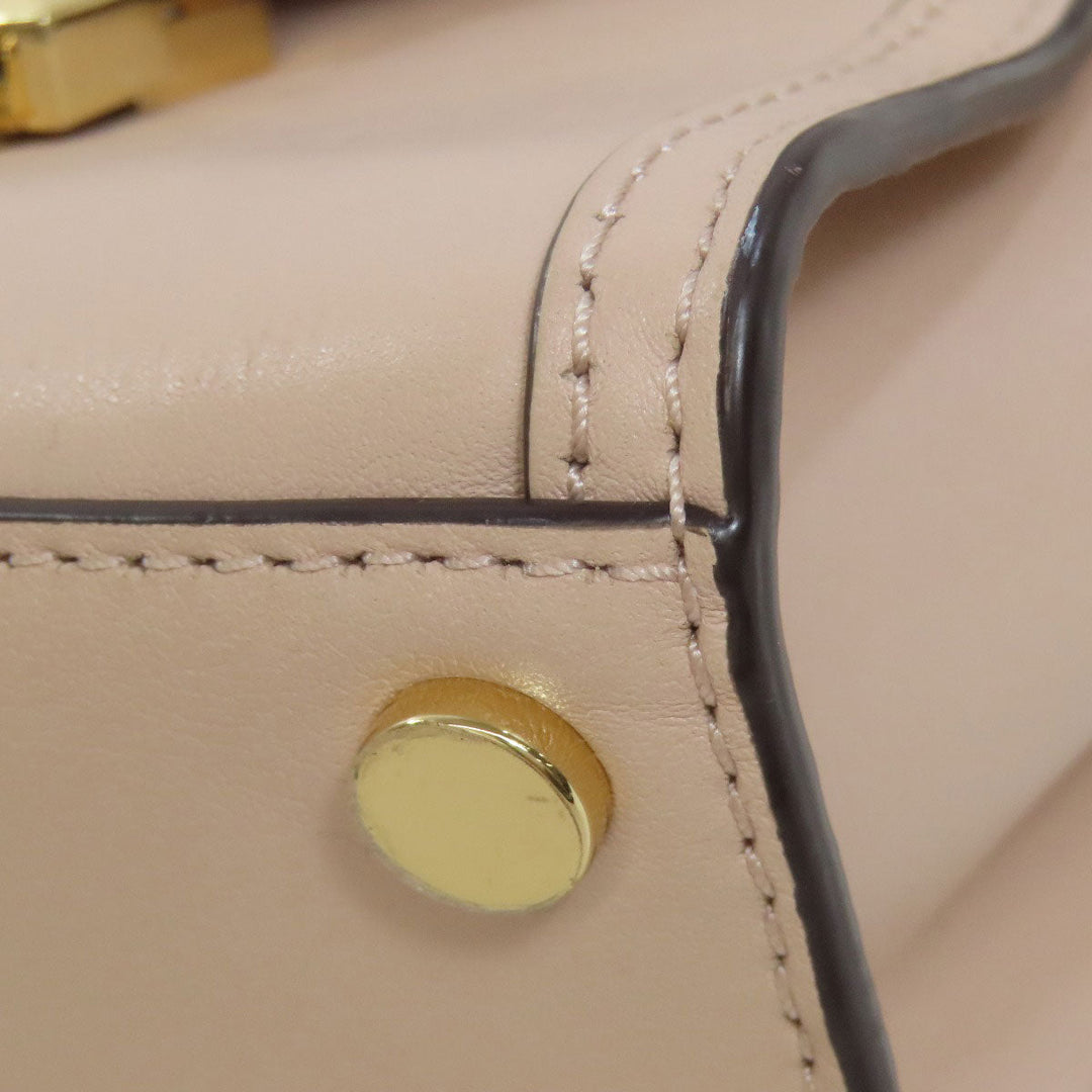 MICHAEL KORS Handbag leather pink 2WAY Women Used Authentic