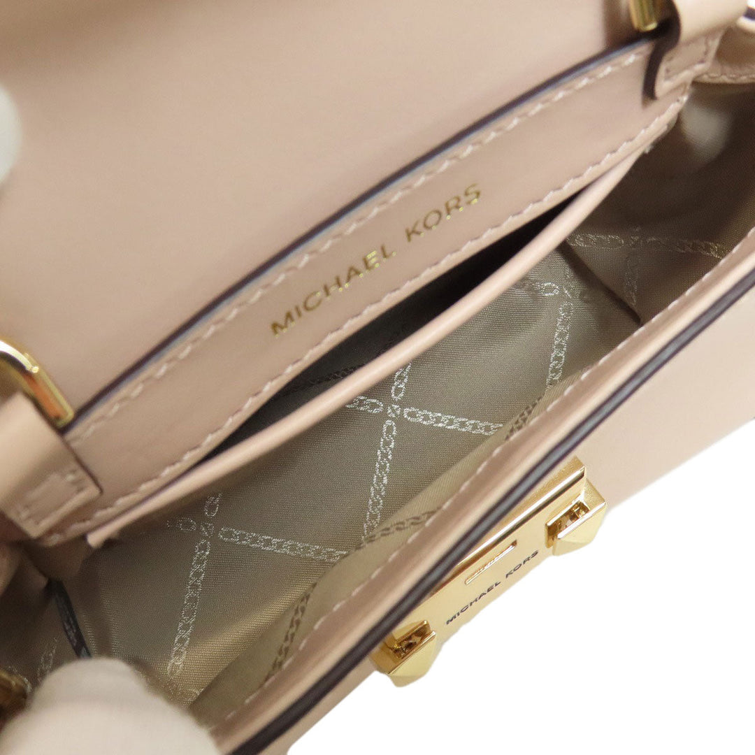 MICHAEL KORS Handbag leather pink 2WAY Women Used Authentic