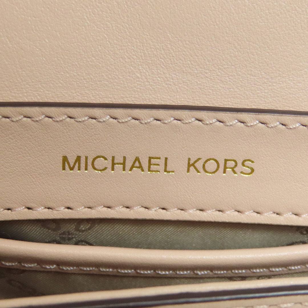 MICHAEL KORS Handbag leather pink 2WAY Women Used Authentic