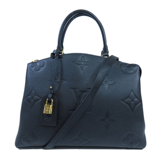 LOUIS VUITTON Handbag M45811 Ann Platt black Grand Palais MM Women Used Authentic