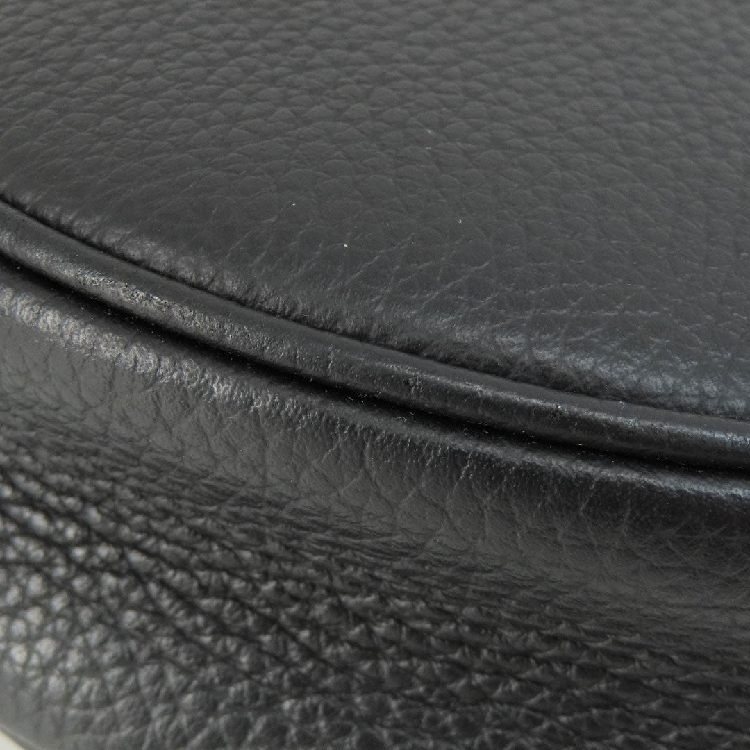 Christian Dior Sling bag Calfskin black saddle mens Used Authentic