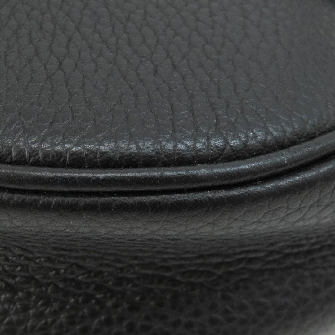 Christian Dior Sling bag Calfskin black saddle mens Used Authentic