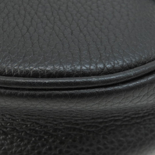 Christian Dior Sling bag Calfskin black saddle mens Used Authentic