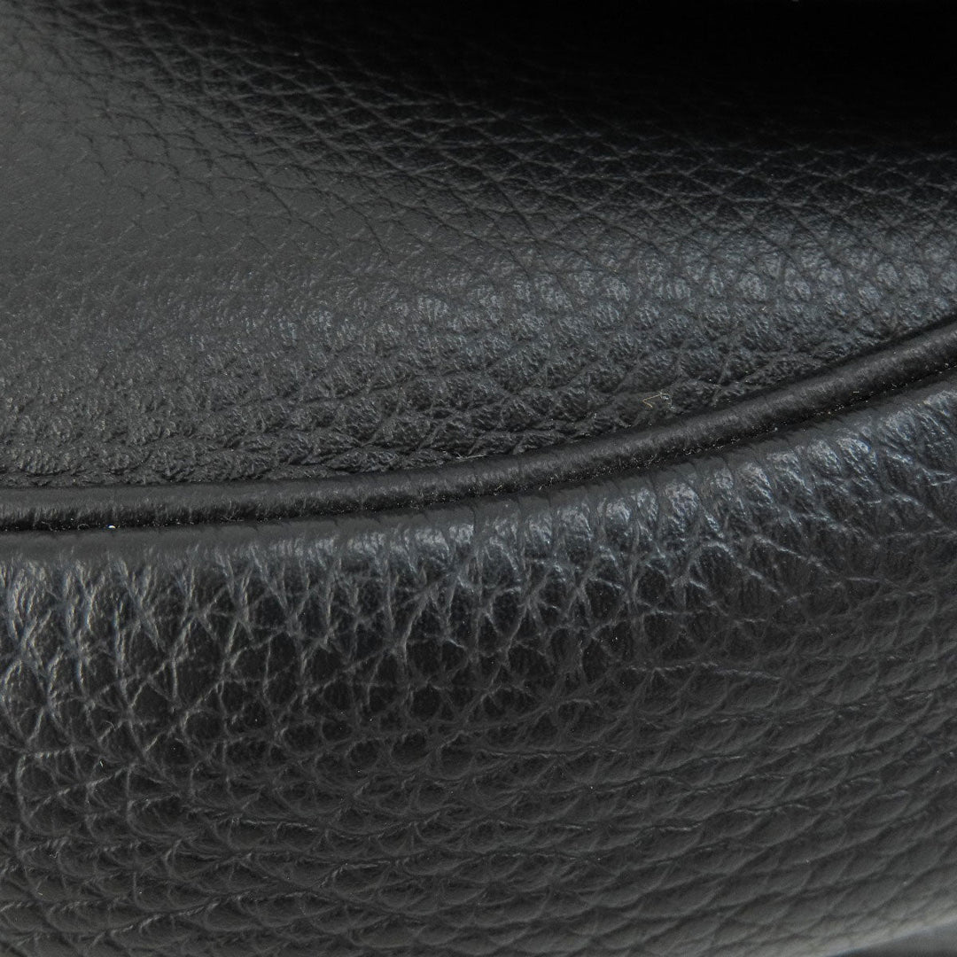 Christian Dior Sling bag Calfskin black saddle mens Used Authentic