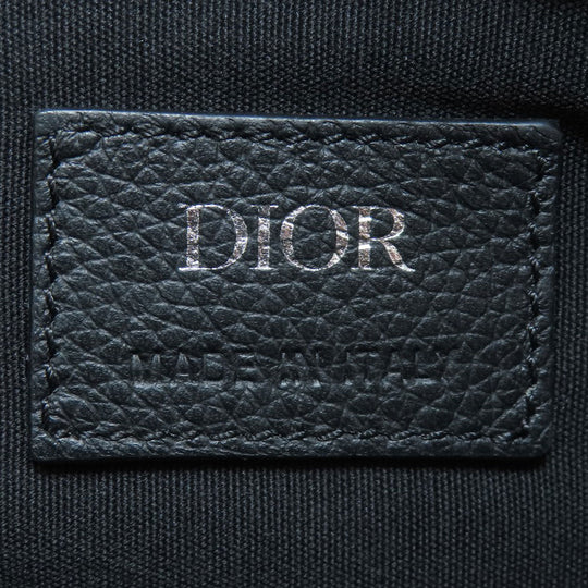Christian Dior Sling bag Calfskin black saddle mens Used Authentic