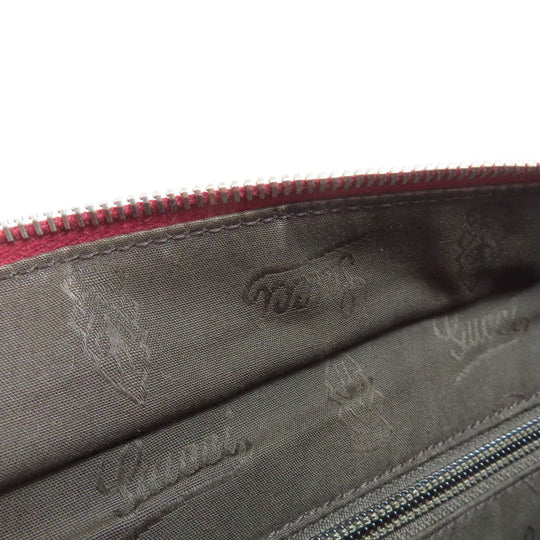 GUCCI Tote Bag 211138 PVC Red GG implementation Women Used Authentic